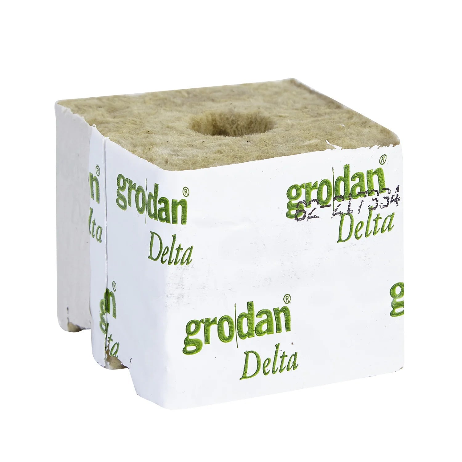 Grodan Delta Rockwool Block - 4" - hydroponics