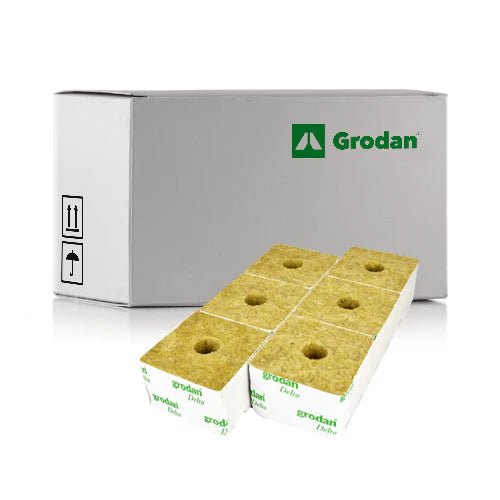 Grodan Delta Rockwool Block - 4" - hydroponics