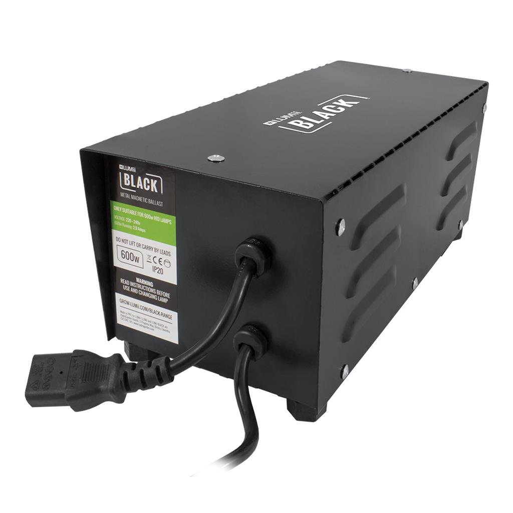 LUMii BLACK Metal Magnetic Ballast - hydroponics