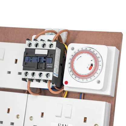 MDF Lighting Timer Boards (with fan sockets) - hydroponics