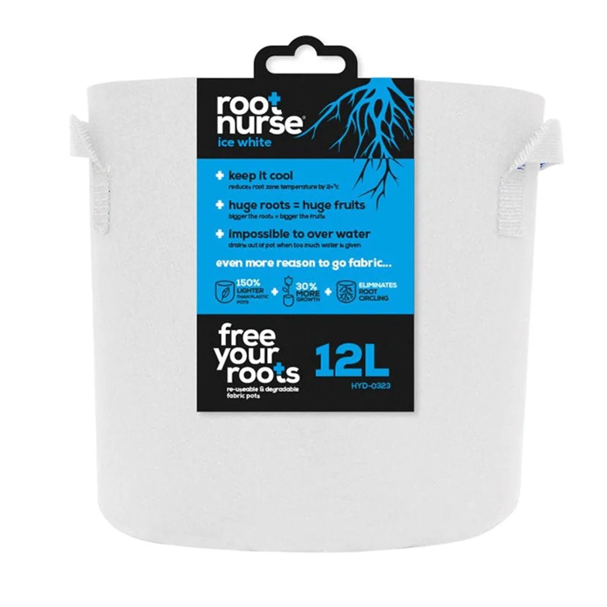 Root Nurse Fabric Ice Pots - hydroponics