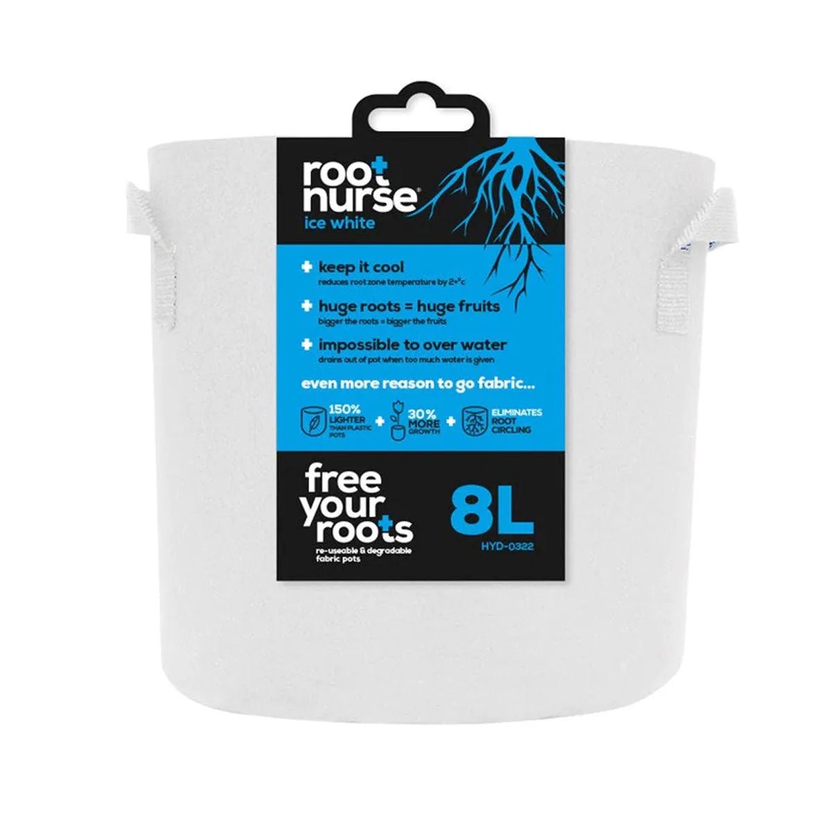 Root Nurse Fabric Ice Pots - hydroponics