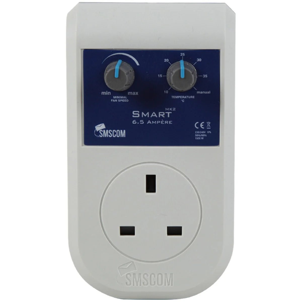 SMSCom 6.5 - Amp Plug - In Smart Fan Speed Controller - hydroponics